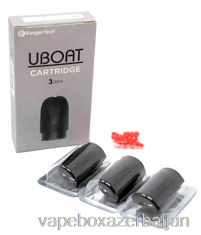 Vape Baku Kanger UBOAT Replacement Pod Cartridges 1.5ohm Coils (Pack of 3)